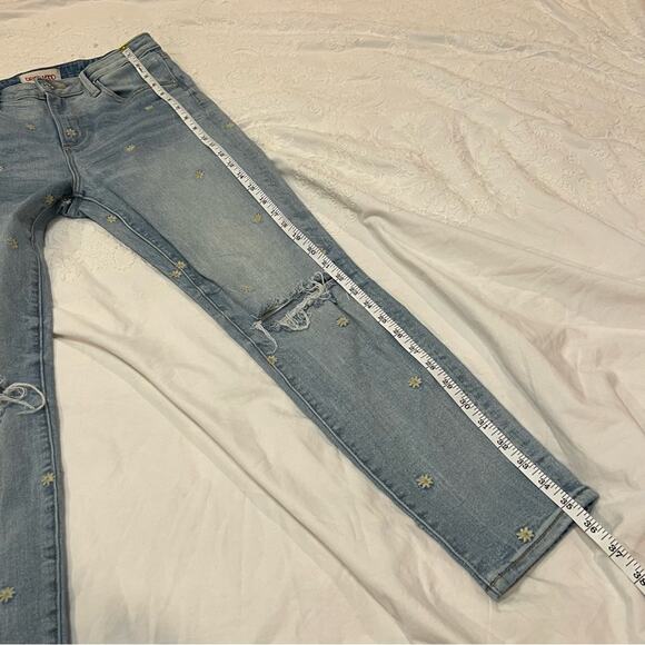 Driftwood Gizelle Embroidered Daisy Jean size 26/27 - Picture 11 of 13